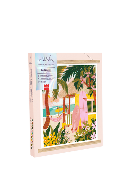 La Petite Épicerie Petit Diamond Surfboards Wall Hanging Kit, Multi