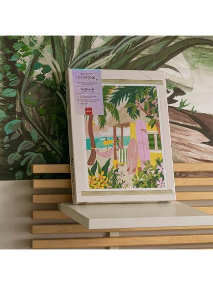 La Petite Épicerie Petit Diamond Surfboards Wall Hanging Kit - view 2, Multi