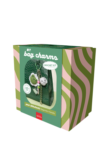 La Petite Épicerie Matcha Club Crochet Bag Charm Kit, Green