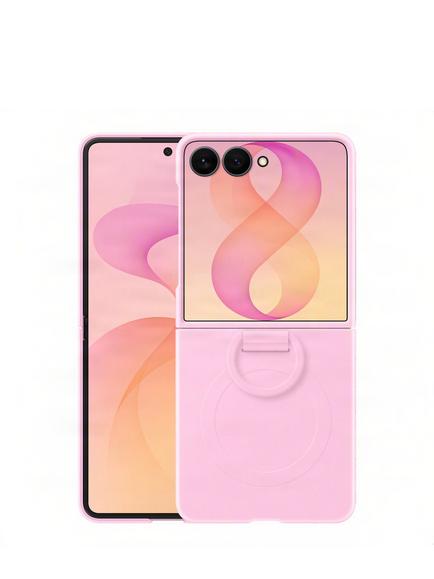 Samsung Silicone Ring Magnet Case for Galaxy Z Flip8, Pink