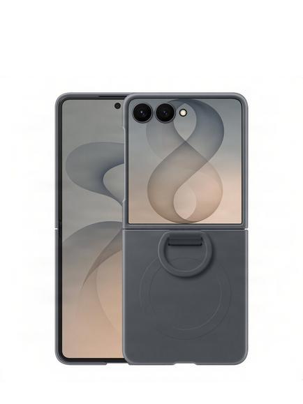 Samsung Silicone Ring Magnet Case for Galaxy Z Flip8, Graphite