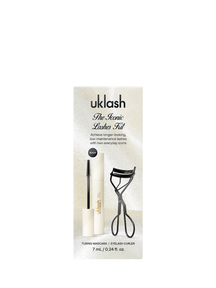 UKLASH The Iconic Lashes Makeup Gift Set, Americano Black, Black