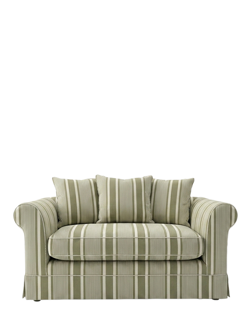 Salthrop Range, John Lewis x Sophie Conran Salthrop Small 2 Seater Sofa, Deauville Stripe Spring Green