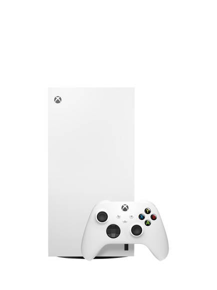 Microsoft Xbox Series X Digital Edition Console, 1TB, with Wireless Controller, White, White