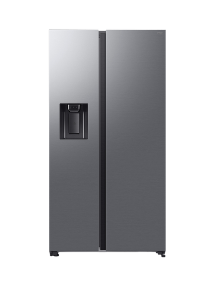 Samsung OUTLET Series 7 RS70F66KCTEU Freestanding 65/35 Smart American Fridge Freezer with SpaceMax™, Like New, Silver, Silver