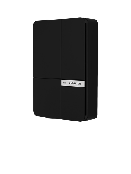 Andersen A2 22kW Tethered Electric Vehicle Charging Cable with Premium Installation, 6.5m, Midnight Black