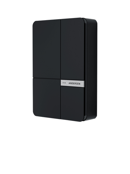 Andersen A2 7kW Tethered Electric Vehicle Charging Cable with Premium Installation, 8.5m, Cheltenham Graphite