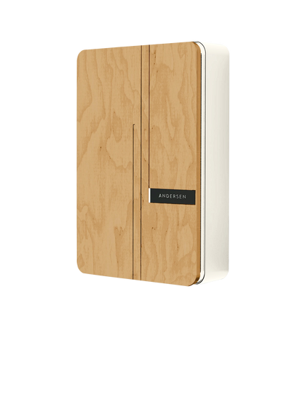 Andersen A3 7kW Tethered Electric Vehicle Charging Cable with Premium Installation, 5.5m, Cotswold Oak Front