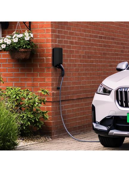 Andersen Quartz 7kW Socketed/Untethered Electric Vehicle Charger with Premium Installation - view 2, Midnight Black