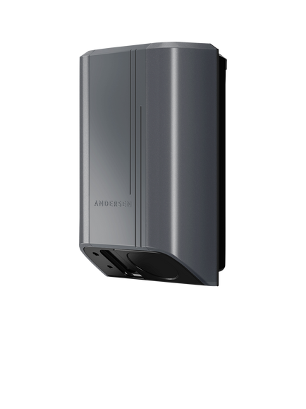 Andersen Quartz 7kW Socketed/Untethered Electric Vehicle Charger with Premium Installation, Cheltenham Graphite