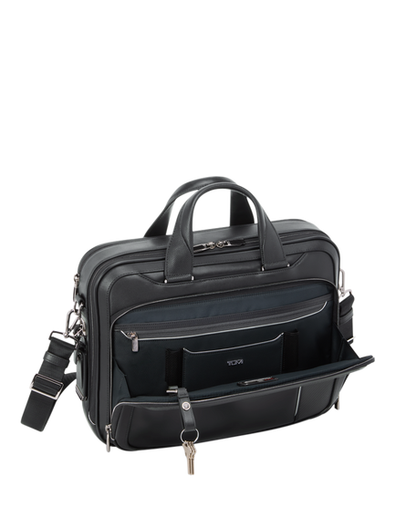 TUMI ARRIVÉ Sadler Large Briefcase, Black - view 2, Black