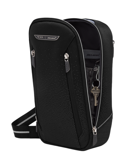 TUMI McLAREN Torque Sling Bag, 15L, Black - view 2, Night Galaxy