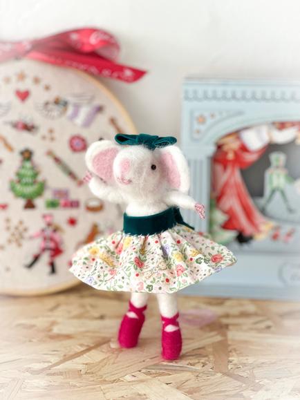 MakeBox & Co Cath Kidston Ballerina Mouse Needle Felting Kit - view 2, Multi
