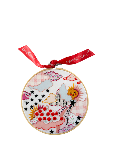 Cath Kidston x MakeBox & Co. Daydreamer Cloud Embroidery Kit, Multi