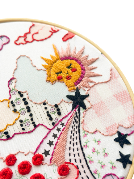 Cath Kidston x MakeBox & Co. Daydreamer Cloud Embroidery Kit - view 2, Multi