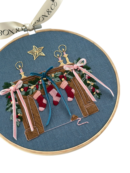 MakeBox & Co. Fireside Embroidery Kit - view 2, Multi