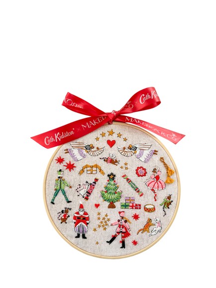 Cath Kidston and MakeBox & Co. Advent Embroidery Kit, Multi