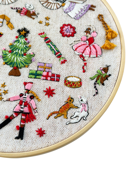 Cath Kidston and MakeBox & Co. Advent Embroidery Kit - view 2, Multi