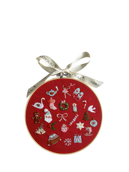 MakeBox & Co Advent 2026 Embroidery Sampler Kit, Multi