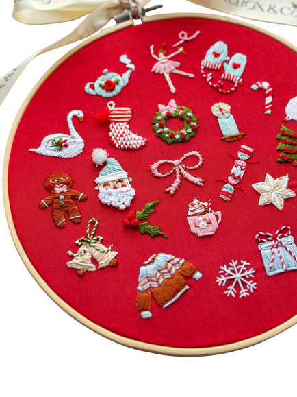 MakeBox & Co Advent 2026 Embroidery Sampler Kit - view 2, Multi