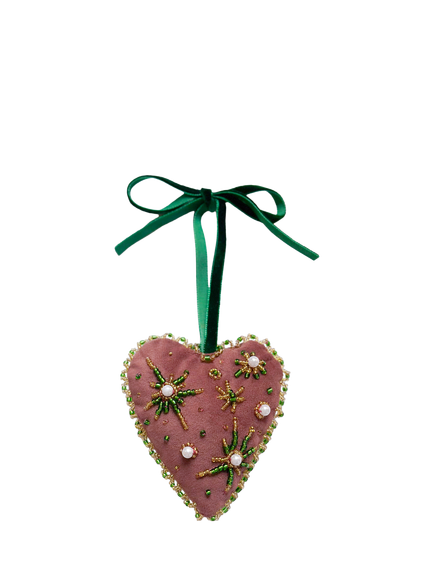 MakeBox & Co Luxury Beaded Velvet Heart Kit, Multi