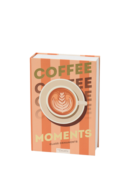 Kaemingk Boxed Coffee Baubles, Set of 6, Multi
