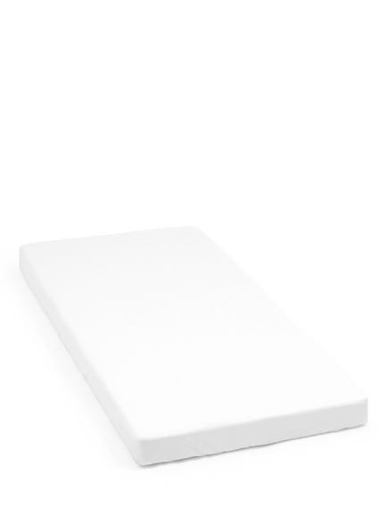 Stokke Nighti Bed Fitted Sheet, 60 x 120cm, White, White