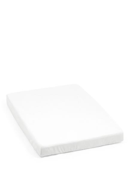 Stokke Nighti Mini Fitted Sheet, 60 x 80cm, White