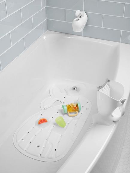 Skip Hop Moby In-Bath Mat - view 2, White