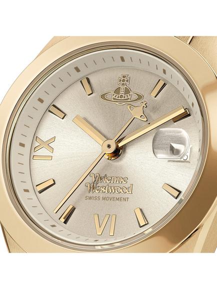 Vivienne Westwood VV292PGYGD Women's Round Bracelet Strap Watch, Gold - view 2, Gold