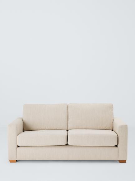 John Lewis Olivia Large 3 Seater Sofa, Matilda Natural - view 2, Matilda Natural