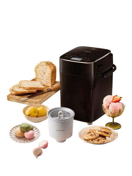 Panasonic SD-PMC100NXC Bread and Ice Cream Maker, Black Rose Gold, Black Rose Gold