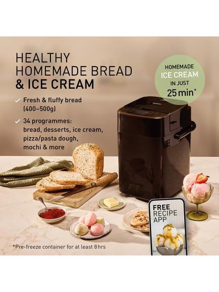 Panasonic SD-PMC100NXC Bread and Ice Cream Maker, Black Rose Gold - view 2, Black Rose Gold