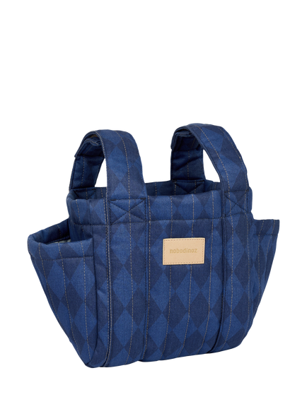 Nobodinoz Hyde Park Pram Organiser, Denim, Denim