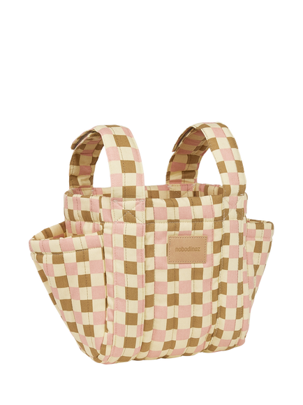 Nobodinoz Hyde Park Pram Organiser, Brown