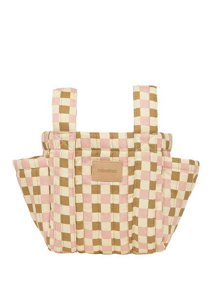 Nobodinoz Hyde Park Pram Organiser - view 2, Brown