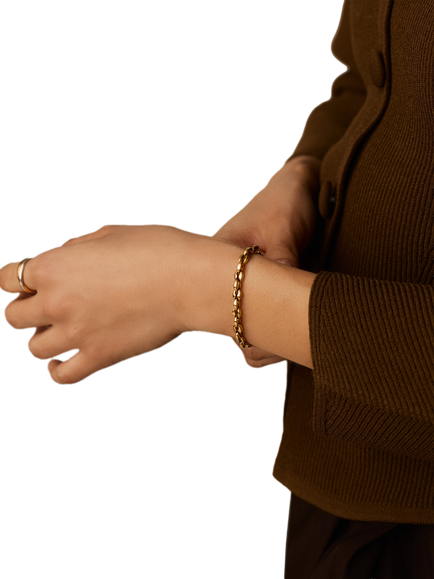 Missoma Mariner Chain Bracelet, Gold - view 2, Gold