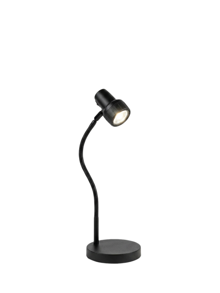 Serious Readers HD Mini Cordless Portable Table Lamp, Black, Black
