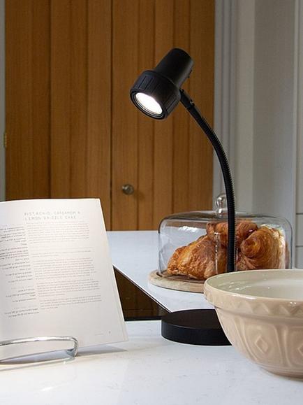 Serious Readers HD Mini Cordless Portable Table Lamp, Black - view 2, Black
