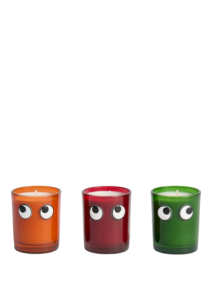 Anya Hindmarch Eyes Candles, Set of 3, Multi, Multi