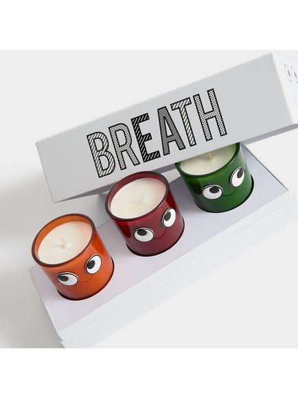 Anya Hindmarch Eyes Candles, Set of 3, Multi - view 2, Multi