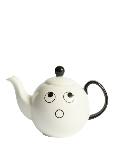 Anya Hindmarch Eyes Bone China Teapot, 800ml, White, White