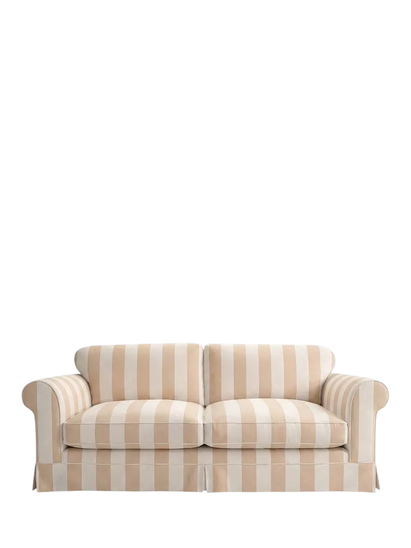 John Lewis x Sophie Conran Cocobella Grand 4 Seater Sofa, Natural Stripe