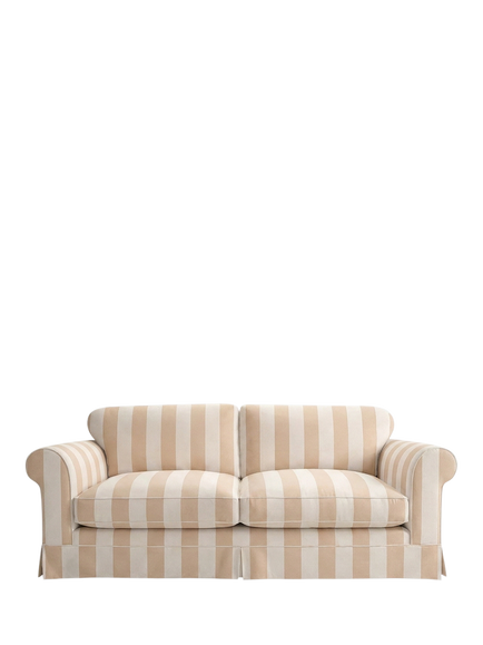 John Lewis x Sophie Conran Cocobella Grand 4 Seater Sofa, Natural Stripe, Natural Stripe