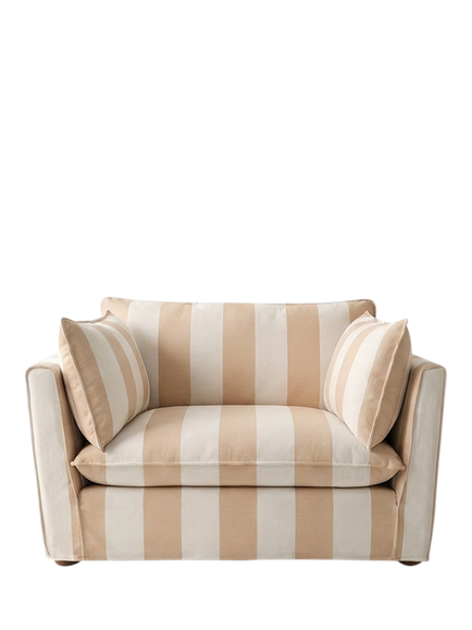 John Lewis x Sophie Conran Cocobella Small 2 Seater Sofa, Natural Stripe, Natural Stripe