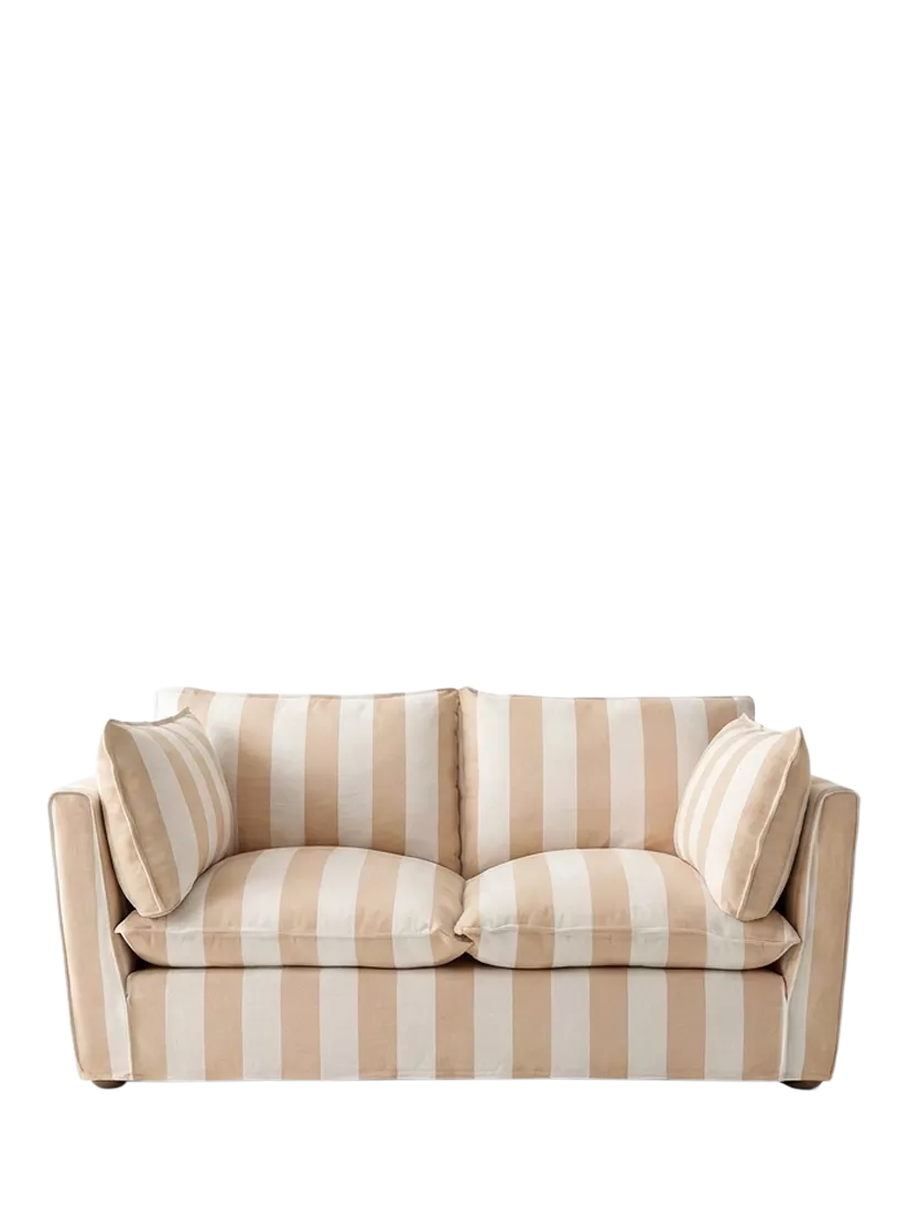 John Lewis x Sophie Conran Cocobella Small 2 Seater Sofa, Natural Stripe