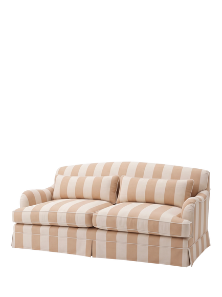 John Lewis x Sophie Conran Felix II Grand 3 Seater Sofa, Natural Stripe - view 2, Natural Stripe