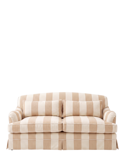 John Lewis x Sophie Conran Felix II Medium 3 Seater Sofa, Natural Stripe, Natural Stripe