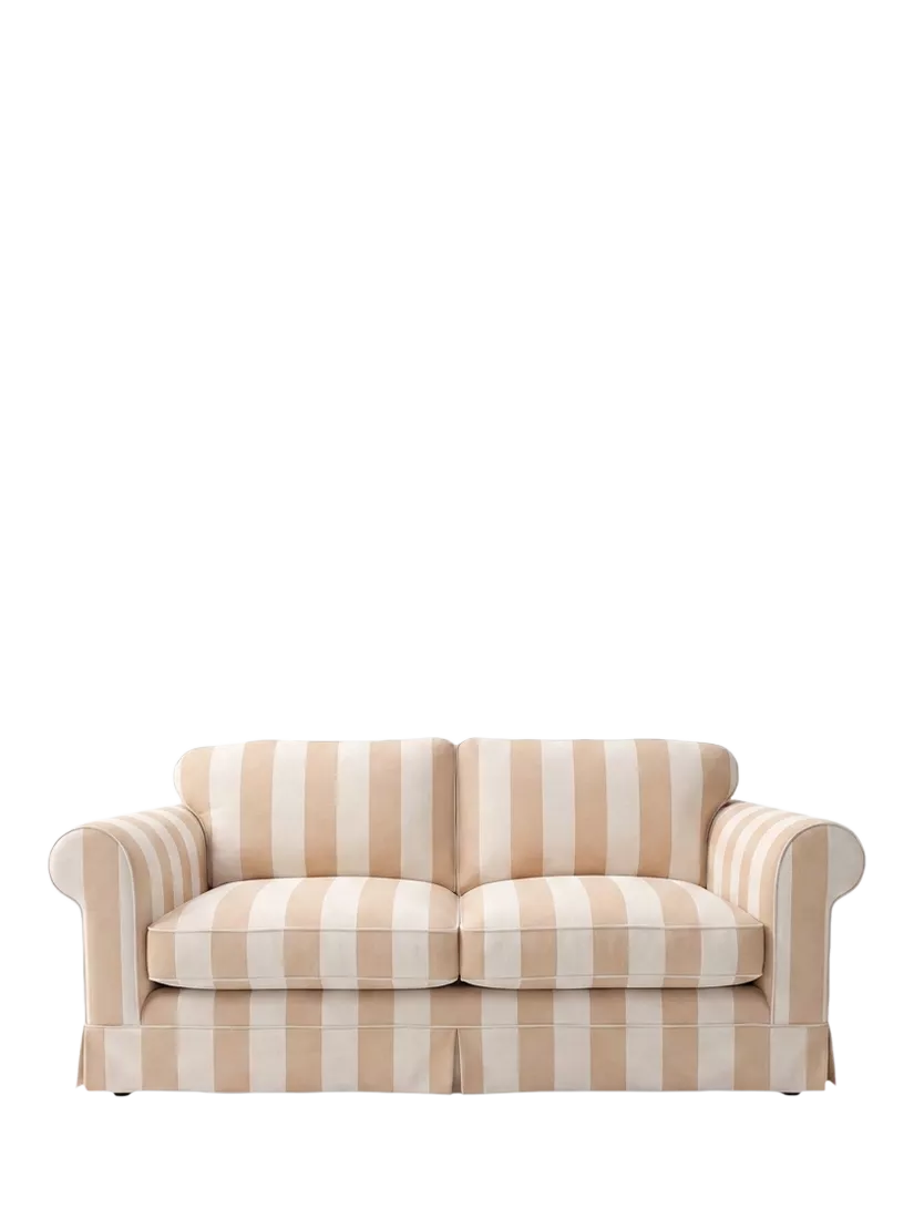 John Lewis x Sophie Conran Salthrop Medium 2 Seater Sofa, Natural Stripe