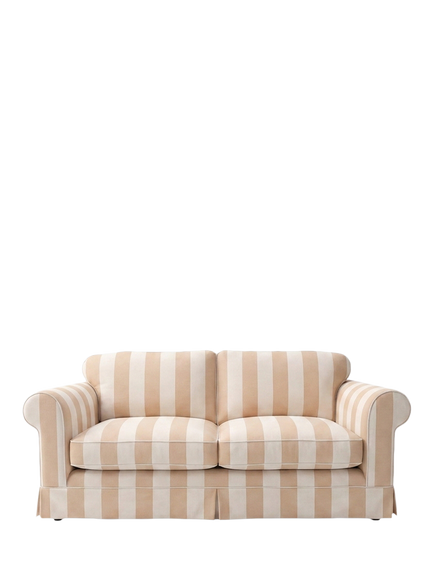 John Lewis x Sophie Conran Salthrop Medium 2 Seater Sofa, Natural Stripe, Natural Stripe